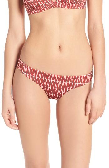 Women's Rvca Triangle Row Cheeky Bikini Bottoms