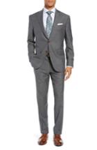 Men's David Donahue Ryan Classic Fit Stretch Check Wool Suit