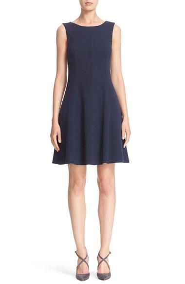 Women's Armani Collezioni Double Crepe A-line Dress