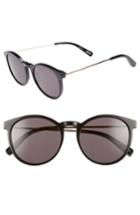 Women's Elizabeth And James Jasper 54mm Round Sunglasses - Black/ Smoke