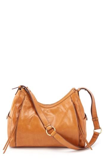 Hobo Horizon Leather Shoulder Bag - Brown