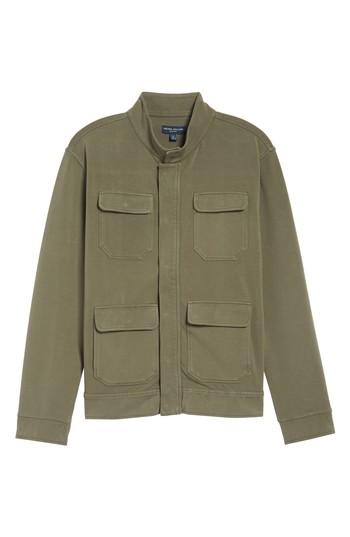 Men's Peter Millar Collection Regular Fit Safari Jersey Jacket, Size - Green