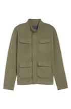 Men's Peter Millar Collection Regular Fit Safari Jersey Jacket, Size - Green