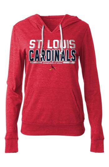 Women's New Era Cap Mlb Fleece Hoodie - Red