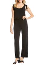 Women's Karen Kane Tie Strap Jumpsuit - Black
