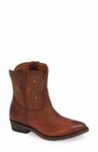 Women's Frye Billy Stud Short Western Boot .5 M - Brown