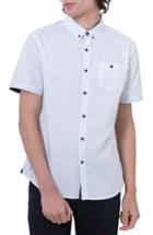 Men's 7 Diamonds Crash Into Me Woven Shirt, Size - White