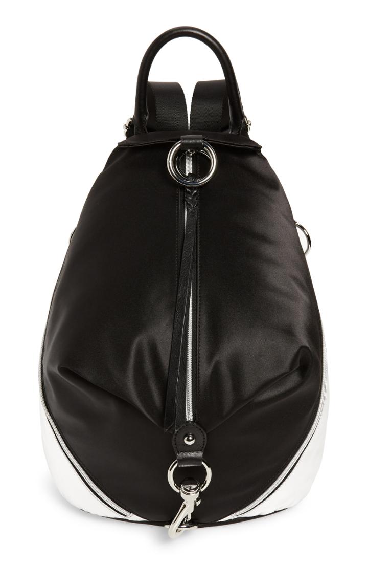 Rebecca Minkoff Julian Colorblock Nylon Backpack - Black