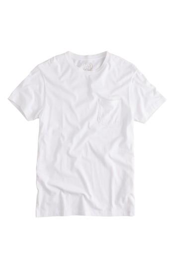 Men's J.crew Slim Fit Broken-in Pocket T-shirt - Black