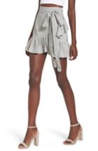 Women's Arrive Vienna Ruffle Wrap Skirt - Black