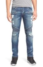 Men's Hudson Jeans 'blinder' Skinny Fit Moto Jeans - Blue