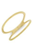 Women's Bony Levy 14kt Two Bar Ring (nordstrom Exclusive)