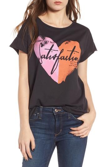 Women's Junkfood Satisfaction Tee - Black