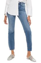 Women's Topshop Dree Raw Hem Crop Flare Jeans