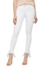Women's Sam Edelman The Kitten Ruffle Step Hem Skinny Jeans - White