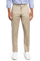 Men's Nordstrom Men's Shop Slim Fit Non-iron Chinos X 34 - Brown