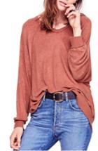 Women's Free People Take It Off Pullover - Brown