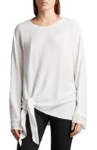 Women's Allsaints Ricco Side Tie Top - White