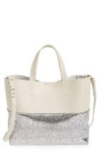 Street Level Colorblock Faux Leather Tote -