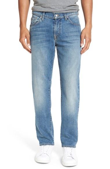 Men's 7 For All Mankind 'slimmy' Slim Fit Jeans - Blue