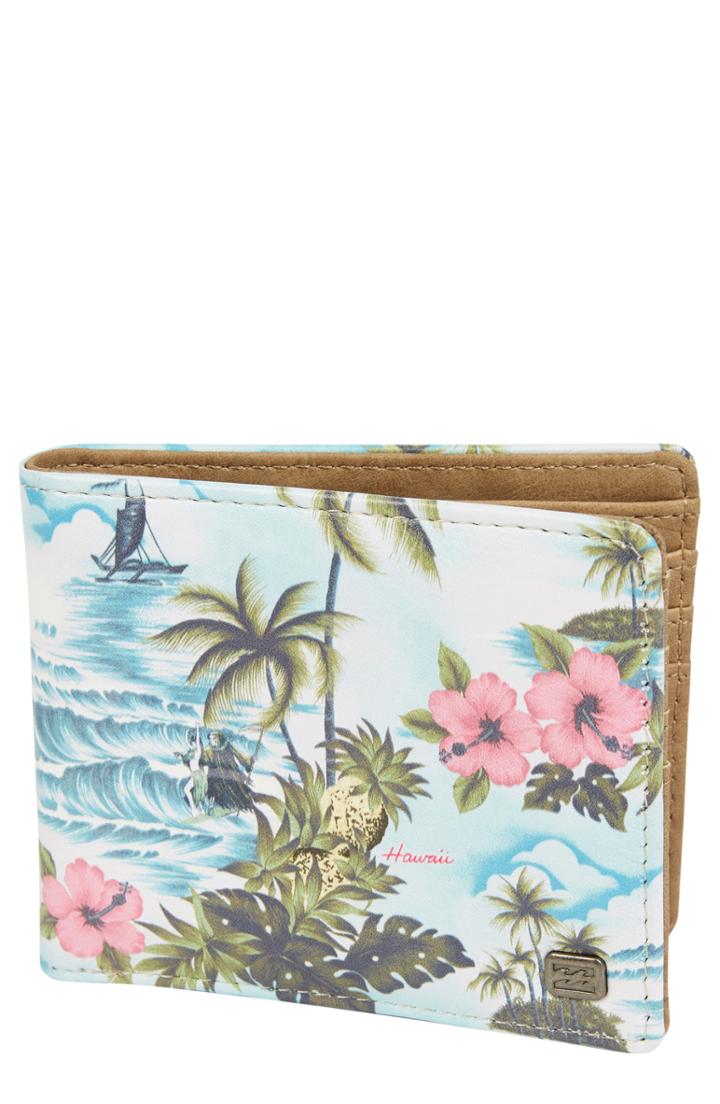 Men's Billabong Tides Bifold Wallet - Blue/green