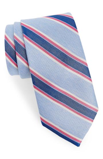 Men's Southern Tide Chatham Stripe Silk Tie, Size - Blue