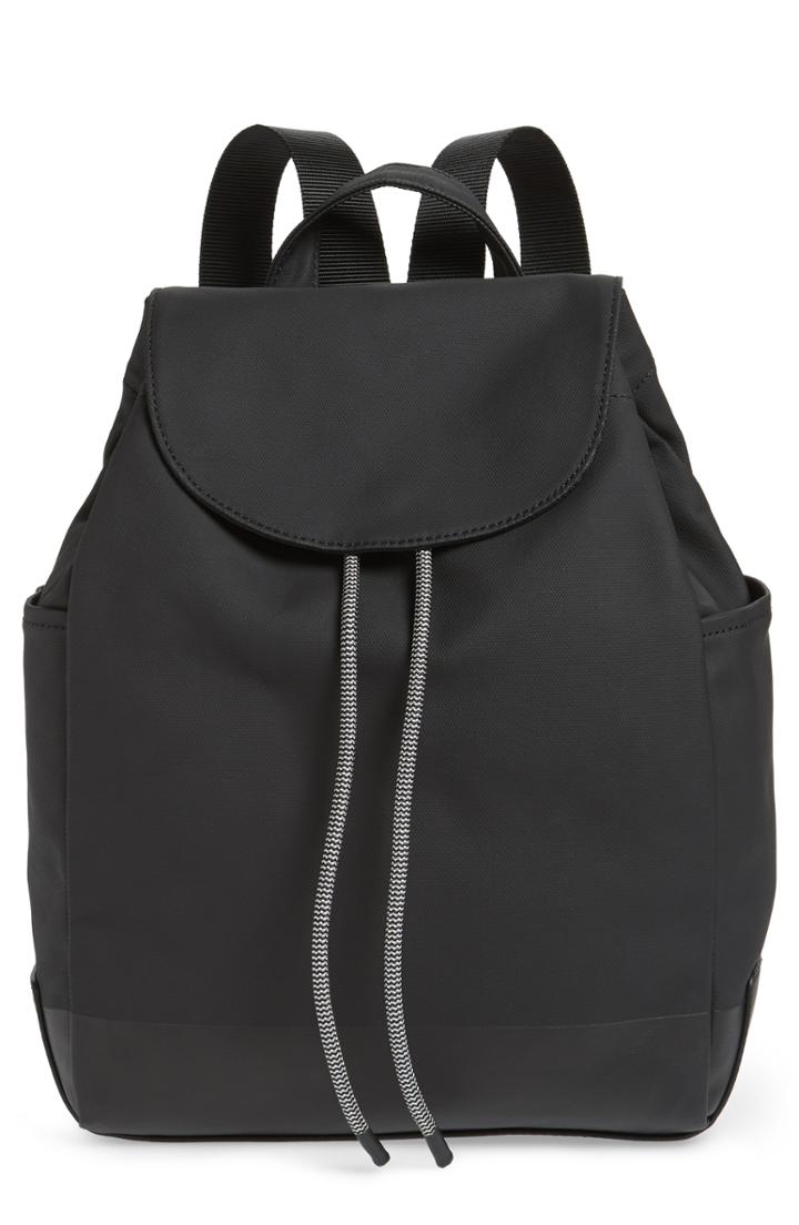 Treasure & Bond Penny Flap Backpack - Black
