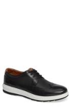 Men's Johnston & Murphy Elliston Wingtip Sneaker M - Black
