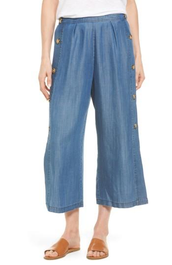 Women's Catherine Catherine Malandrino Watson Wide Leg Crop Pants