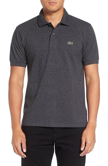 Men's Lacoste 'chine' Pique Polo (3xl) - Grey
