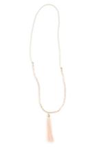 Women's Canvas Beaded Necklace