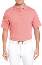 Men's Bobby Jones Xh20 Rye Check Stretch Golf Polo - Red