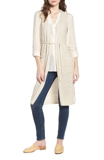 Women's Cupcakes And Cashmere Achava Sweater Vest, Size - Beige
