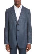 Men's Burberry Trim Fit Wool Sport Coat