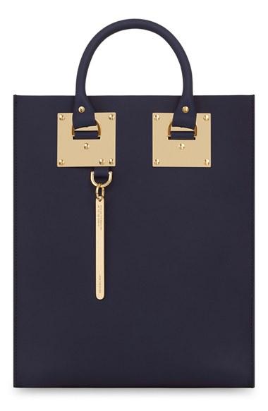 Sophie Hulme 'mini Albion' Tote - Blue