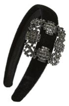 Natasha Buckle Headband, Size - Black