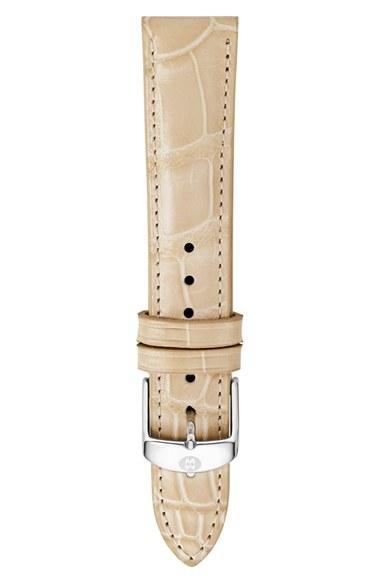 Women's Michele 16mm Alligator Leather Watch Strap