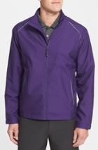 Men's Cutter & Buck 'beacon' Weathertec Wind & Water Resistant Jacket, Size - Purple