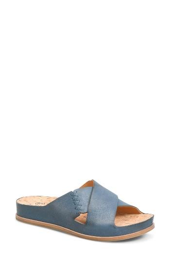 Women's Kork-ease Amboy Slide Sandal M - Blue
