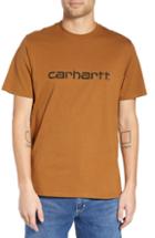 Men's Carhartt Work In Progress Script T-shirt - Brown