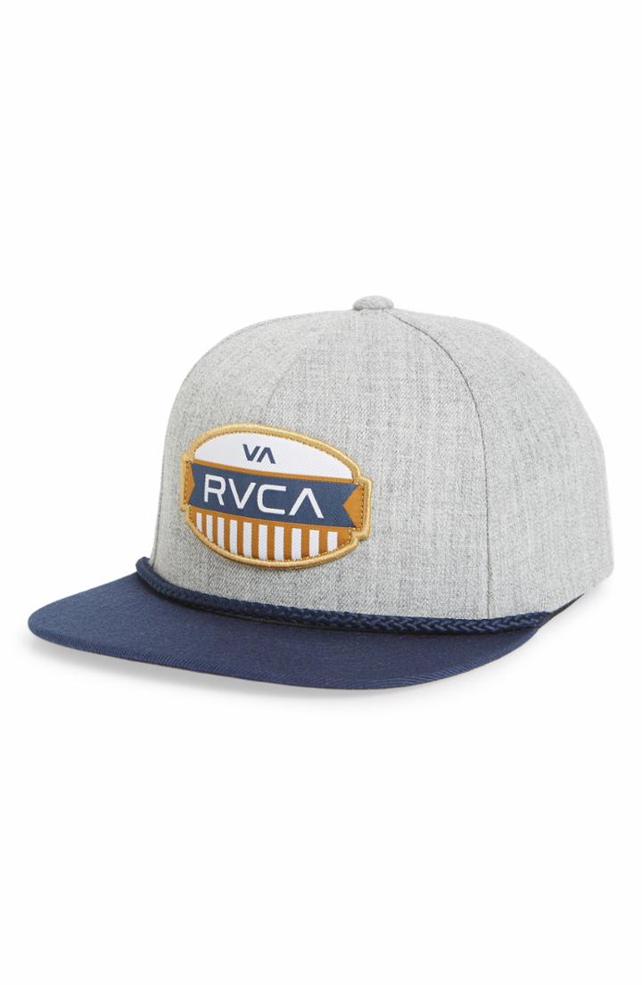 Men's Rvca Grill Snapback Cap - Grey