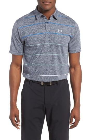 Men's Under Armour Coolswitch Fit Polo, Size Medium - Blue