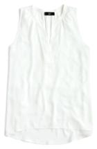 Women's J.crew Sleeveless Open V-neck Top, Size - Ivory