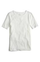 Women's J.crew New Perfect Fit T-shirt, Size - White