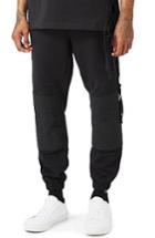 Men's Topman Aaa Collection Lace Up Jogger Pants - Black