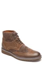 Men's Rockport Jaxson Wingtip Boot M - Brown
