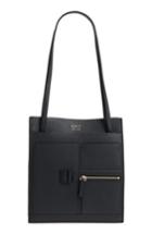 Oad New York Kit Leather Convertible Shoulder Bag - Black