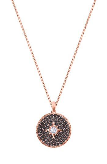 Women's Swarovski Round Locket Pendant Necklace