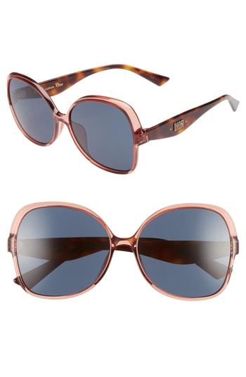 Women's Dior Nuance F 60mm Sunglasses - Pink
