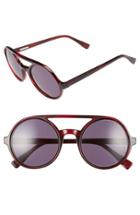 Women's Derek Lam 'morton' 52mm Sunglasses - Red Feather